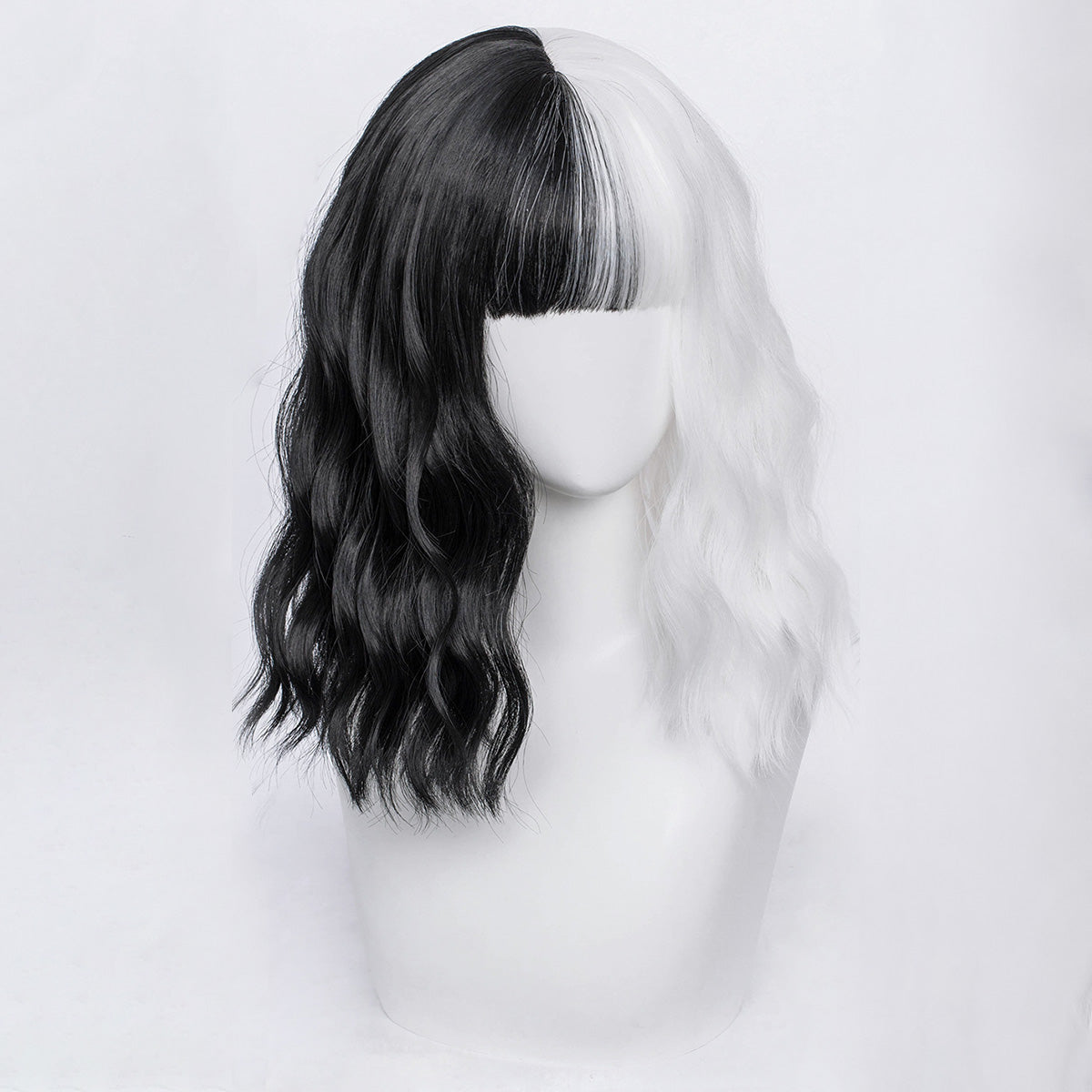 Disney Movie Cruella de Vil Black Silver Cosplay Wig C Edition Wig - Tophatter Daily Deals