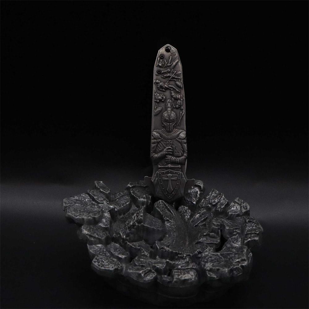 Crusades Knife Knights Templar Folding Knife - Tophatter Daily Deals