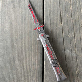 Wolf's Gravestone Game Folding Knife Trainer Replica - Tophatter Daily Deals