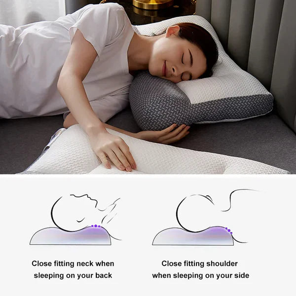 Orthopedic Neck Pillow Contour Support For Sleep - Tophatter Daily Deals