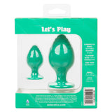 Cheeky Butt Plug Duo (Green) – Playful Butt Plug Set > Anal Range > Butt Plug Kits - Tophatter Daily Deals