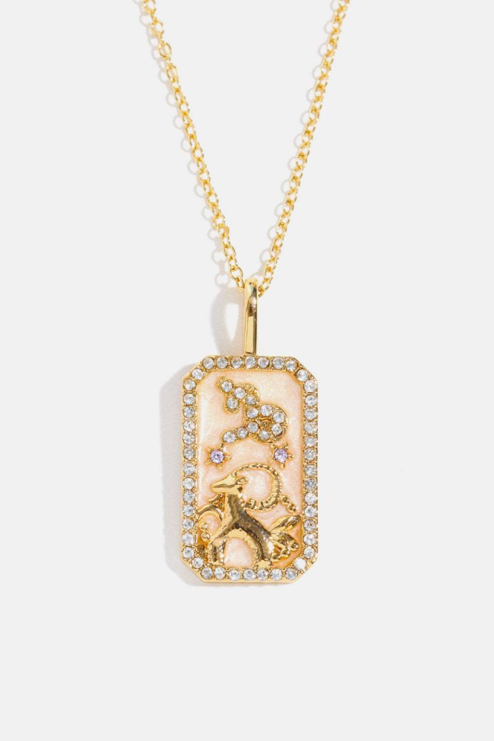 Rhinestone Constellation Pendant Copper Necklace Necklaces - Tophatter Daily Deals