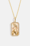 Rhinestone Constellation Pendant Copper Necklace Necklaces - Tophatter Daily Deals