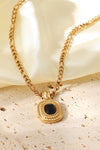 18K Gold Plated Inlaid Rhinestone Pendant Necklace Necklaces - Tophatter Daily Deals