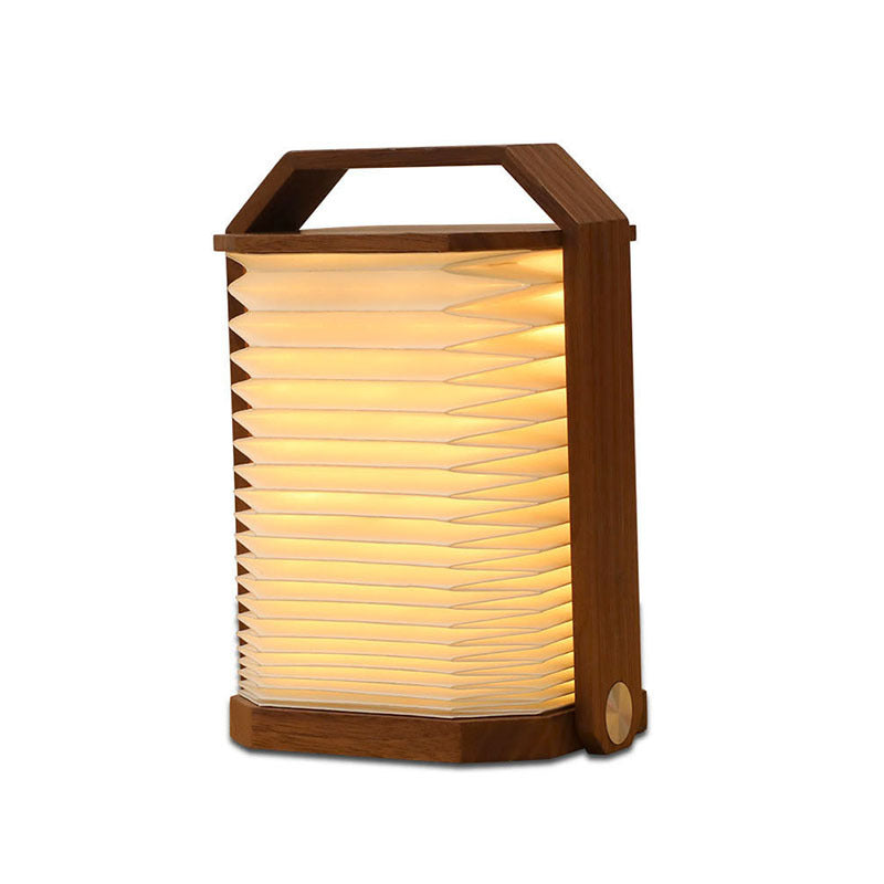 Creative Wooden Hand Lamp Black peach 0 - Tophatter Daily Deals