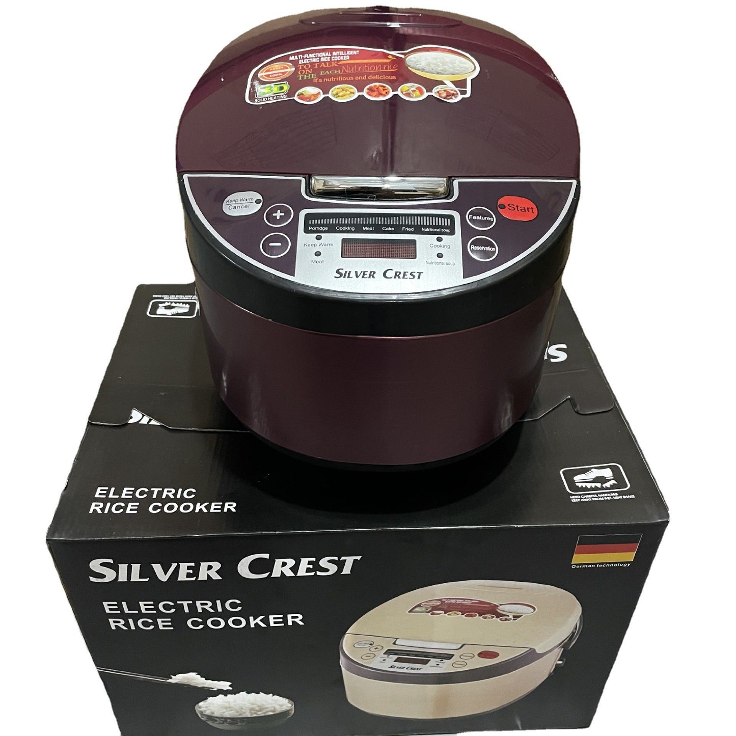5L Large Capacity English Smart Rice Cooker 0 - Tophatter Daily Deals