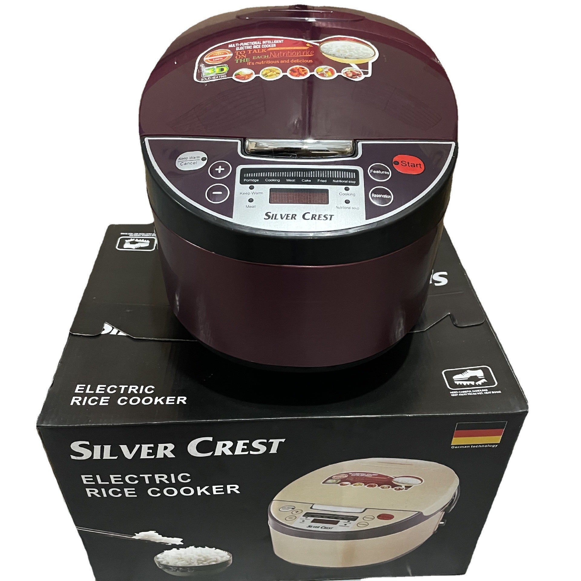 5L Large Capacity English Smart Rice Cooker 0 - Tophatter Daily Deals