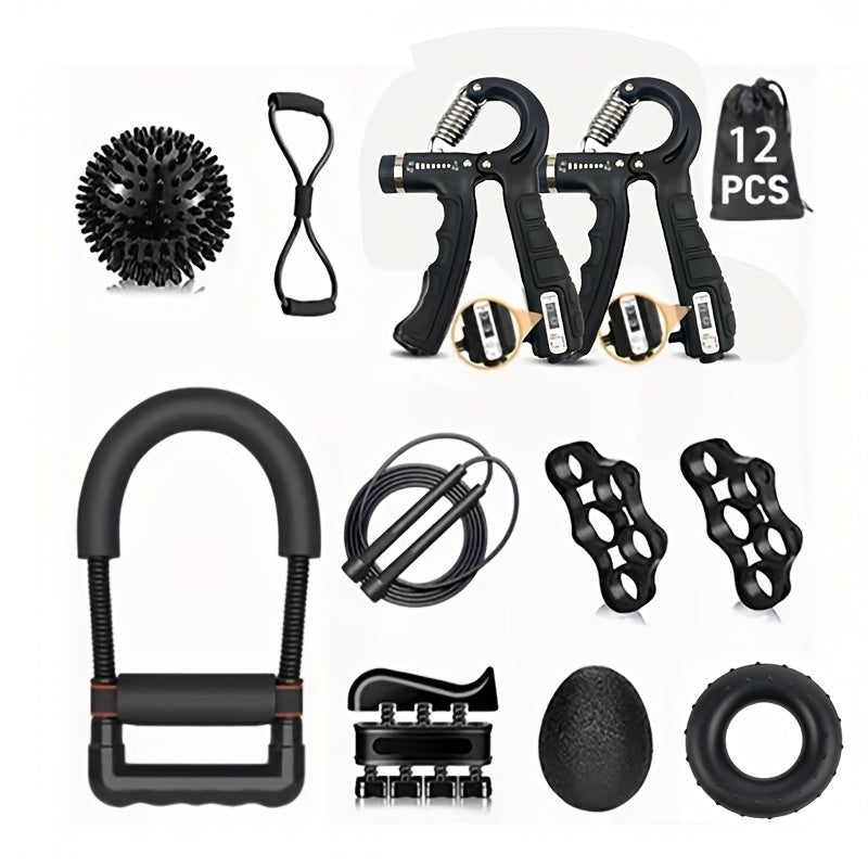 Wrist Strength Trainer Set Adjustable Exerciser (12pcs) Fitness - Tophatter Daily Deals
