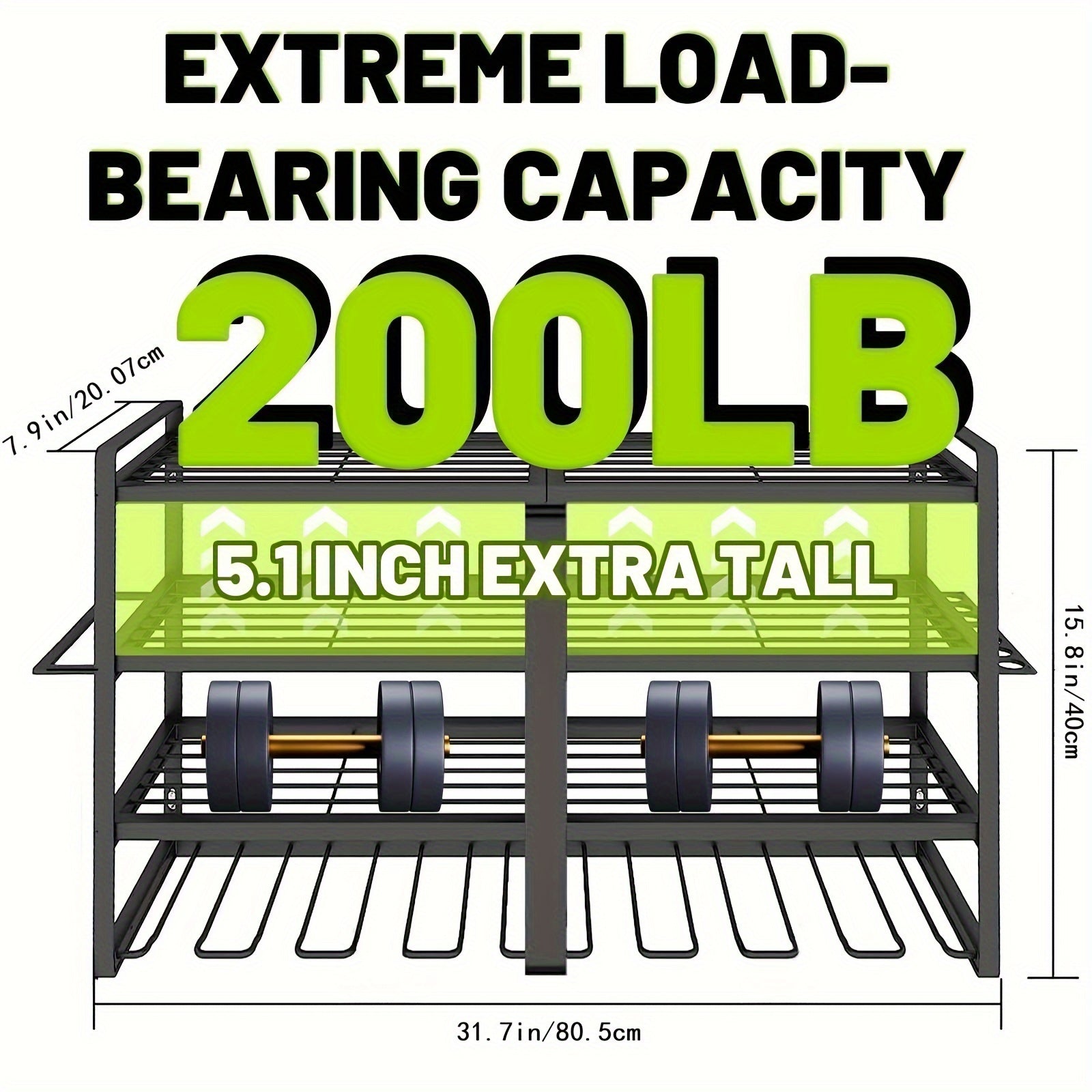 Wall Mounted 4-Tier Metal Tool Rack Organizer Tool Cabinets - Tophatter Daily Deals