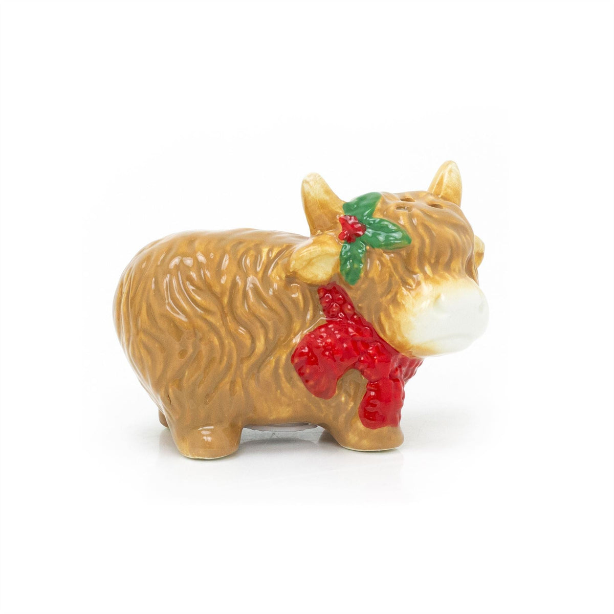 Novelty Christmas Salt & Pepper Shakers | Highland Cow Salt & Pepper Pots Salt and Pepper Shakers - Tophatter Daily Deals
