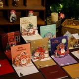 3D Christmas Stereoscopic Greeting Cards Thanksgiving Day Blessing 0 - Tophatter Daily Deals