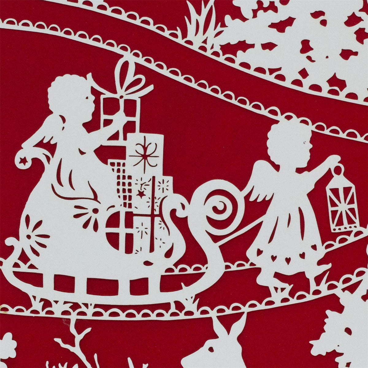 Woodland Silhouette Christmas Advent Calendar | Traditional Advent Calendar Advent Calendar - Tophatter Daily Deals