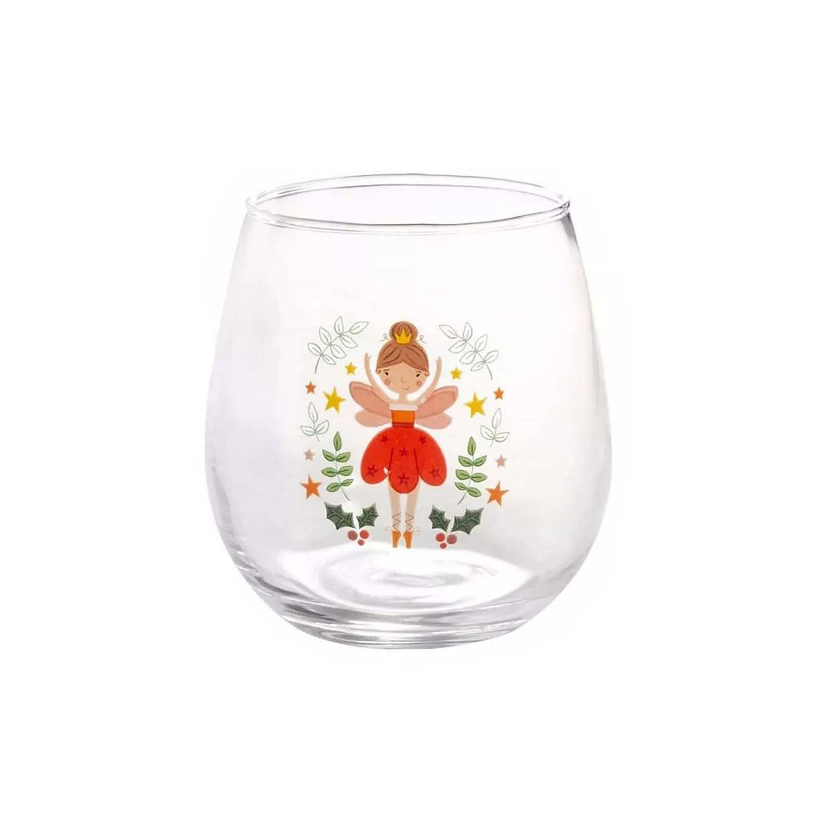 Santa & The Nutcracker Christmas Glasses | Set of 4 Festive Drinks Tumblers Glasses - Tophatter Daily Deals
