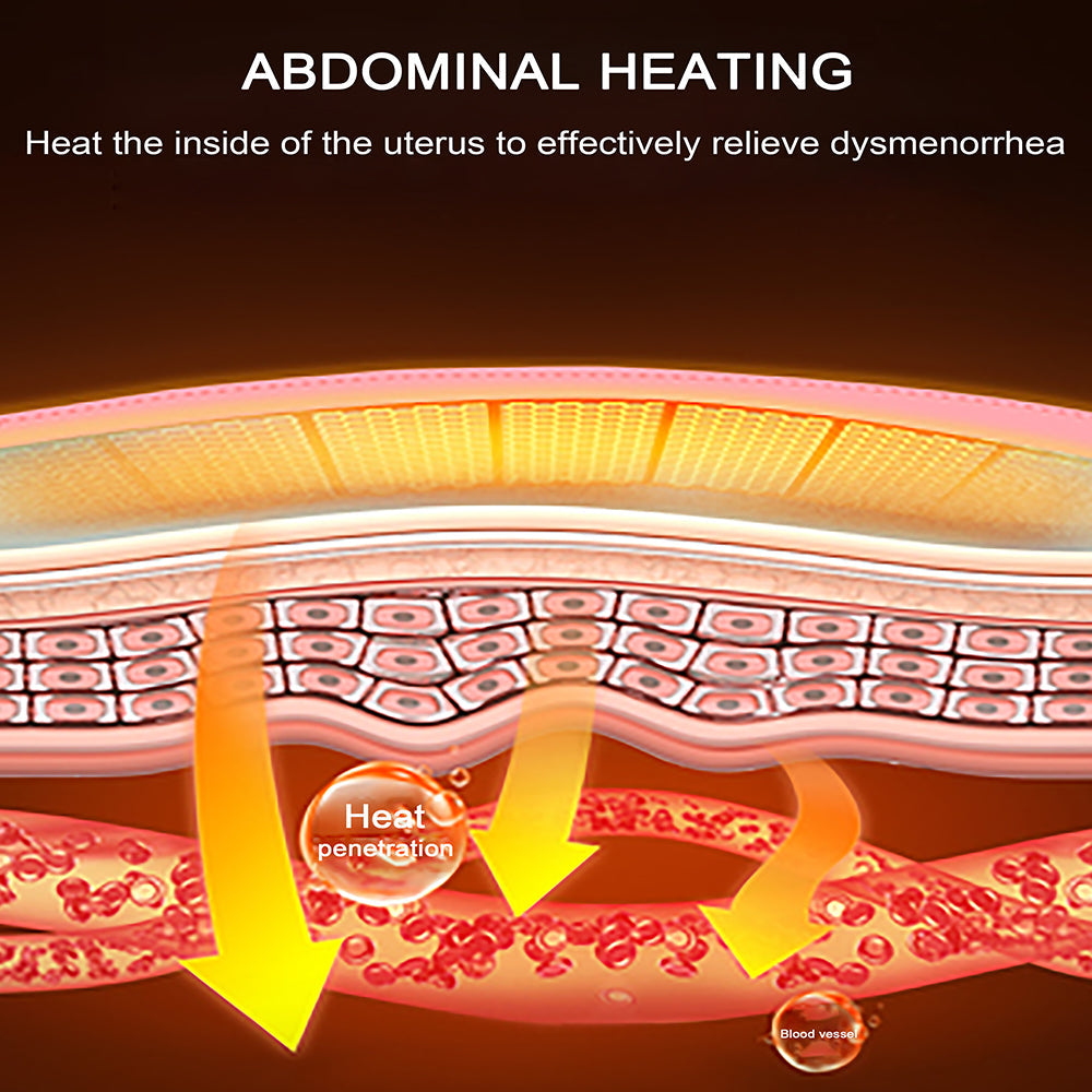 Belt Vibration Relief Electric Moxibustion Warm Belt 0 - Tophatter Daily Deals