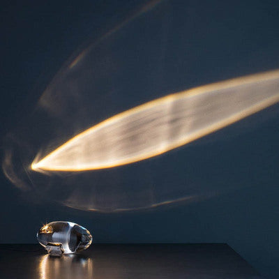 Bedside Atmosphere Projection Table Lamp Sky Angel Eye Crystal Table Lamp Warm light USB 0 - Tophatter Daily Deals