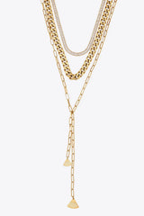 Layered 18K Gold-Plated Necklace Necklaces - Tophatter Daily Deals