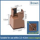 Adjustable Furniture Height Pad Brown D 2PCS 0 - Tophatter Daily Deals