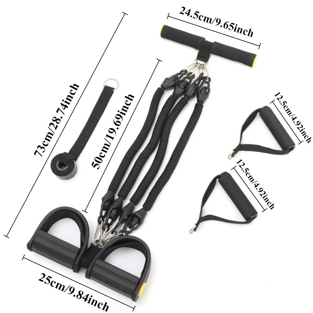 Multifunctional Foot Puller Fitness Resistance Set Accessories > Resistance Bands - Tophatter Daily Deals