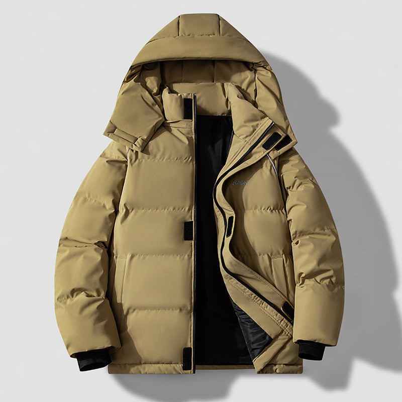 Waterproof Cozy Jacket - Hooded Puffer, Polyester, Commute Light Brown 3D Changing Face Moving Picture Frame - Tophatter Daily Deals