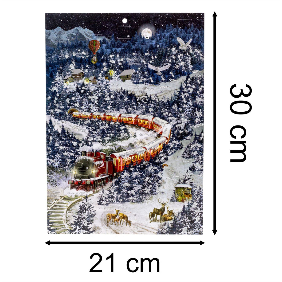 Magical Christmas Express A4 Christmas Advent Calendar | Picture Advent Calendar Advent Calendar - Tophatter Daily Deals