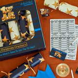 The 1% Club Christmas Crackers Pack of 6 with Quiz Questions & Challenges Christmas Cracker - Tophatter Daily Deals