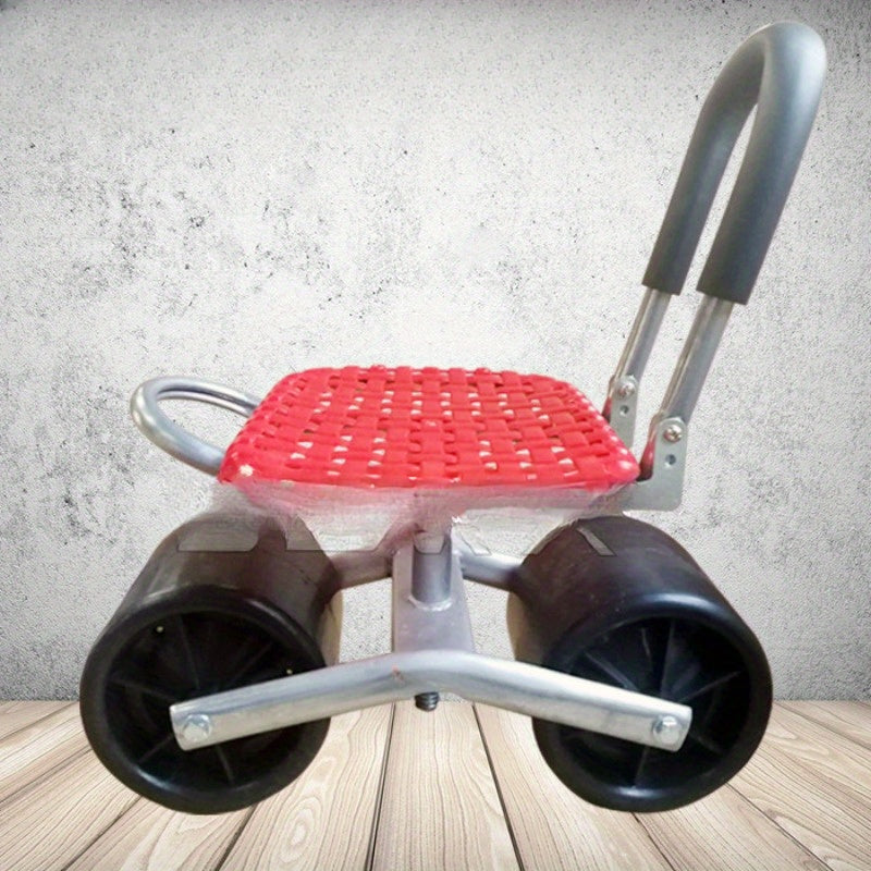 Garden Sled Cart with Two Wheels Gardening Tools - Tophatter Daily Deals