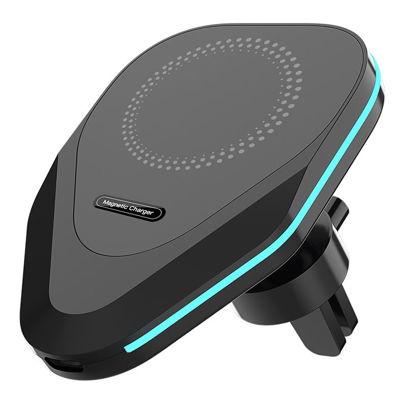 360 Degree Rotary Magnetic Adhesive Wireless Charging On-board Bracket 0 - Tophatter Daily Deals
