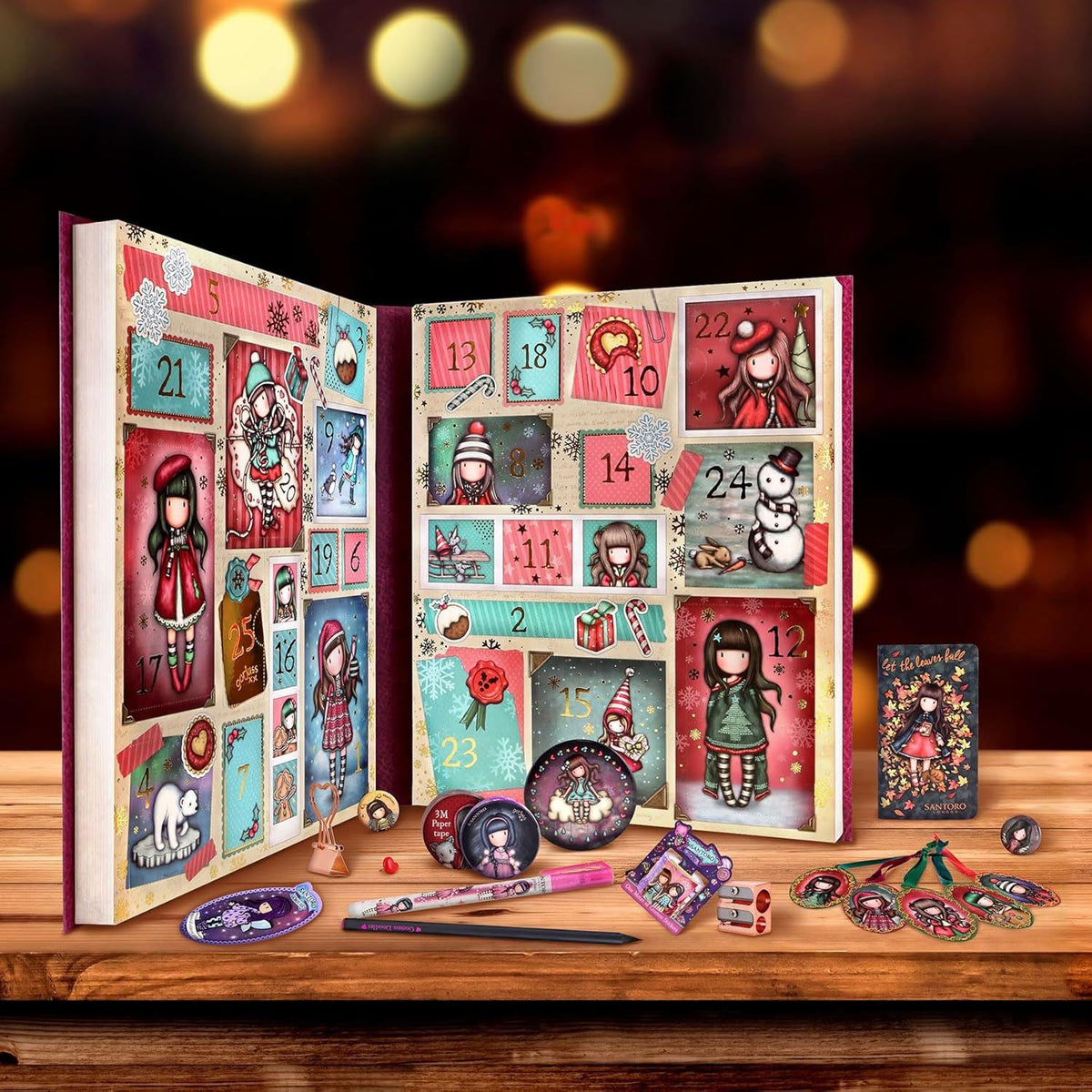 Gorjuss Christmas Advent Calendar | Enchanting Kids Countdown to Christmas Advent Calendar - Tophatter Daily Deals