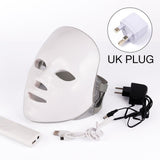 Beauty Instrument Beauty Red Purple Light Photon Skin Rejuvenation Mask Instrument Household Acne Spectrometer Face 0 - Tophatter Daily Deals