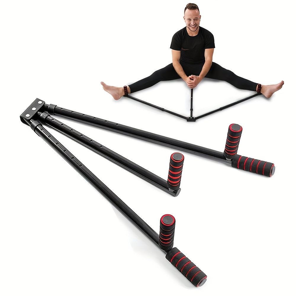 3-Bar Leg Stretcher with Adjustable Rollers Sports & Fitness > Exercise, Gym & Fitness > Gym Equipment & Accessories - Tophatter Daily Deals