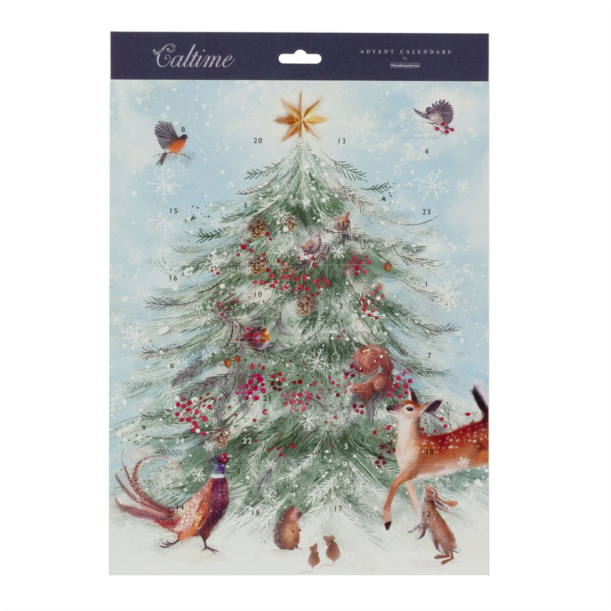 Woodland Tree Christmas Advent Calendar | Picture Advent Calendar - 41x31.5cm Advent Calendar - Tophatter Daily Deals