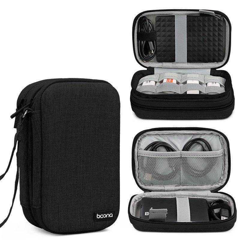 2.5-inch Mobile Hard Disk Protective Cover For Portable Storage Black Hard shell double layer 0 - Tophatter Daily Deals