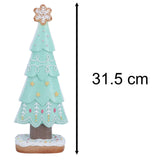Gingerbread Christmas Tree Ornament | Pastel Green Gingerbread Tree - 32cm Ornament - Tophatter Daily Deals