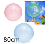 Big Inflatable Ball Children's Toy Elastic Ball Water Ball Bubble Ball Inflatable Ball 3color set 80cm 0 - Tophatter Daily Deals