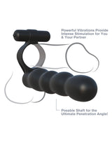 Fantasy C-Ringz Posable Partner – Double Penetrator Silicone Toy > Dildos > Strap On Dildos - Tophatter Daily Deals