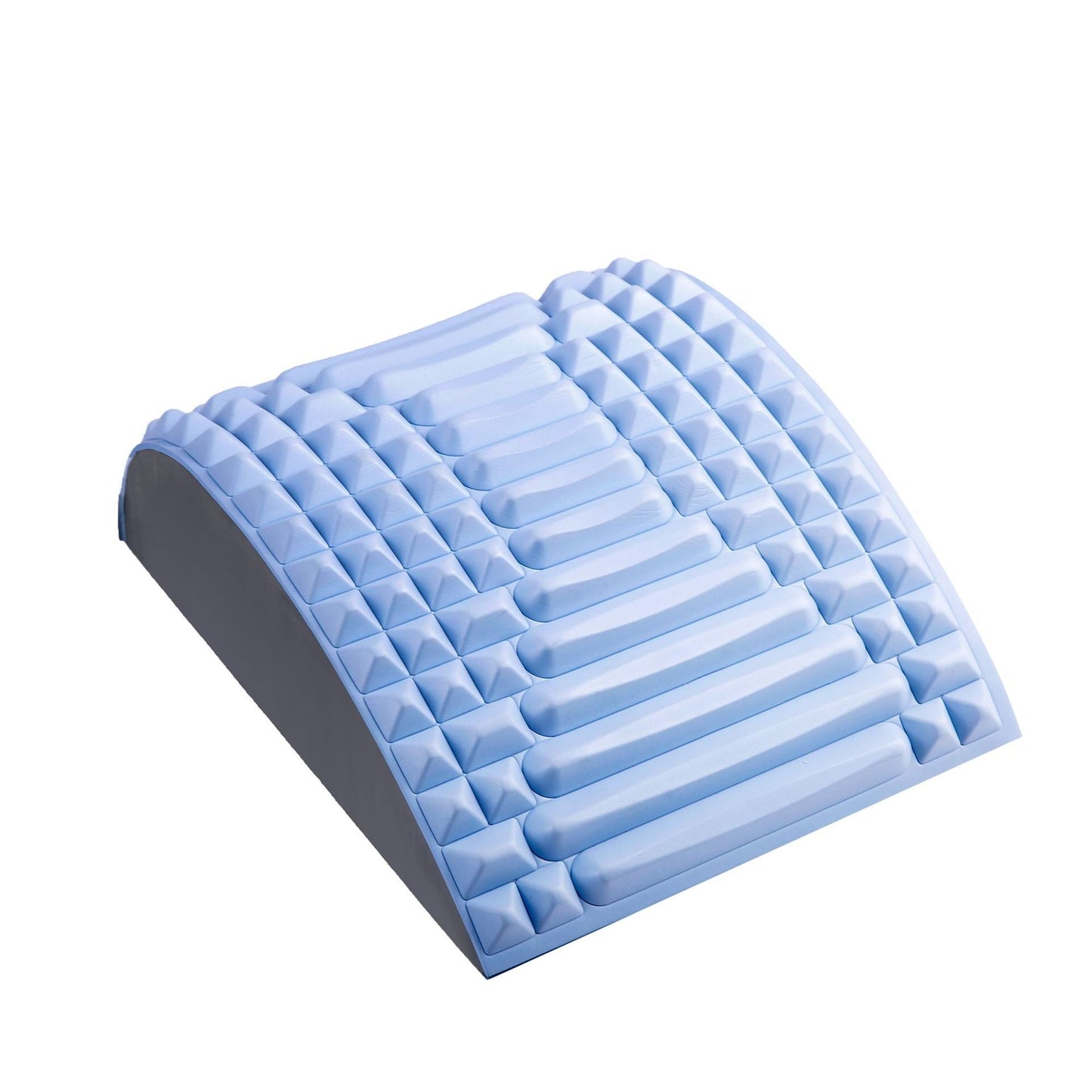 Back Stretcher Pillow Neck Lumbar Support Massager For Neck Waist Back Sciatica Herniated Disc Pain Relief Massage Relaxation Blue 0 - Tophatter Daily Deals