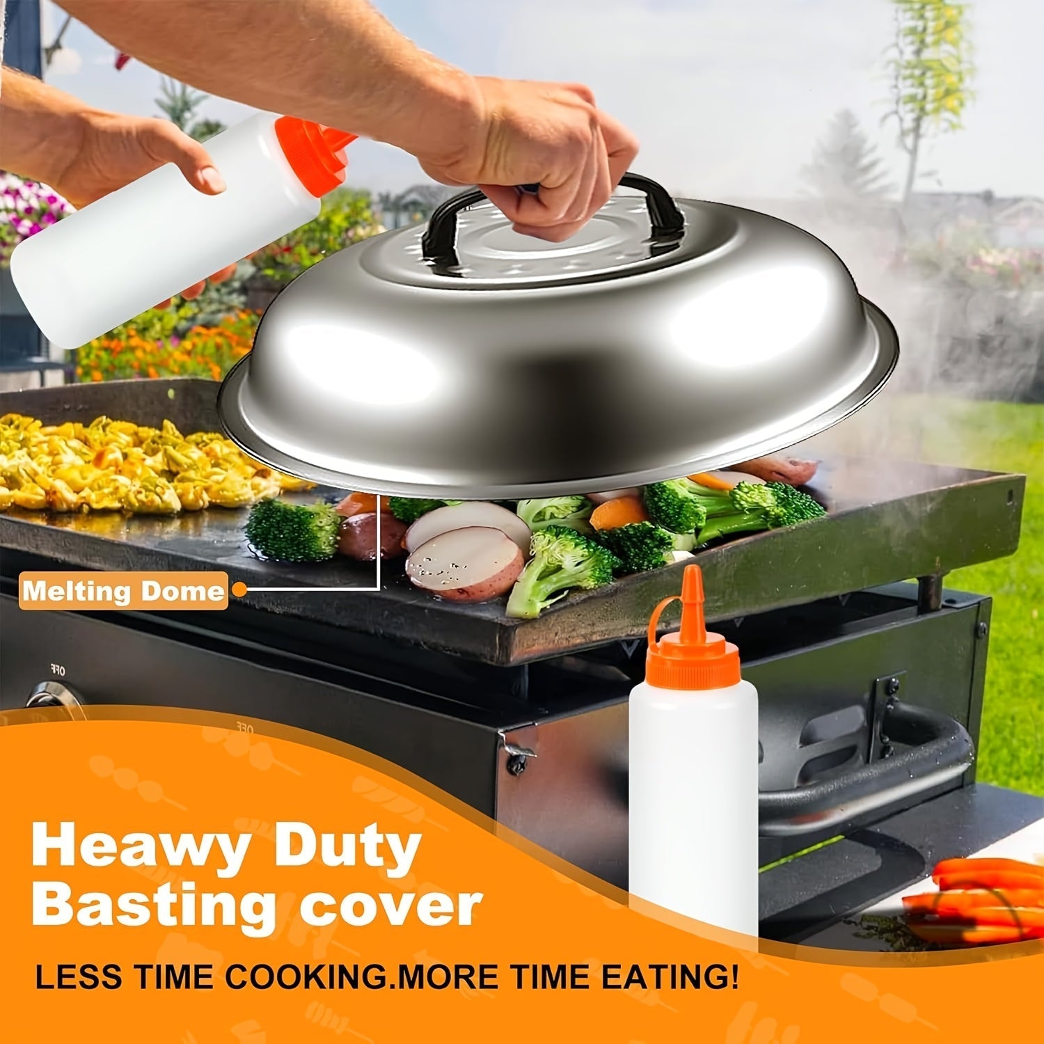 Flat Top Grill Accessories Stainless Steel Set (18pcs) Outdoor Grills - Tophatter Daily Deals