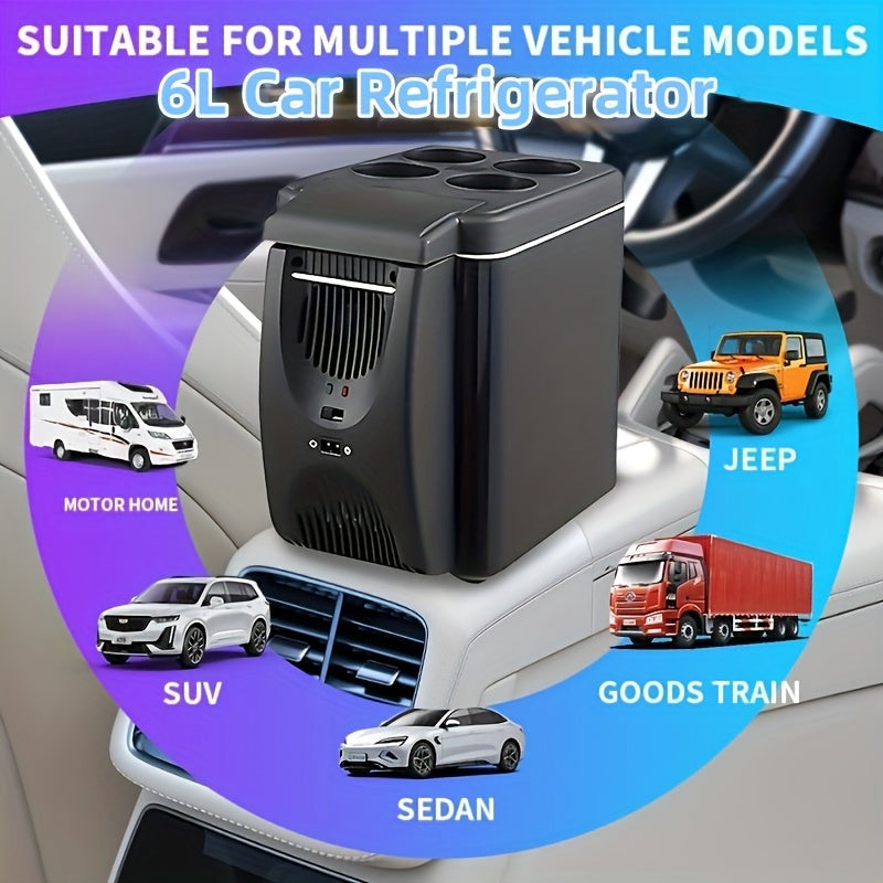 Car Fridge Mini Freezer Cooler Kitchen Appliances - Tophatter Daily Deals
