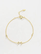 L To P Zircon 925 Sterling Silver Bracelet Bracelets - Tophatter Daily Deals