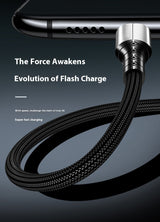 Android TYPE-C Super Fast Charge 5A Nylon Braided Mobile Phone Charging Cable 0 - Tophatter Daily Deals