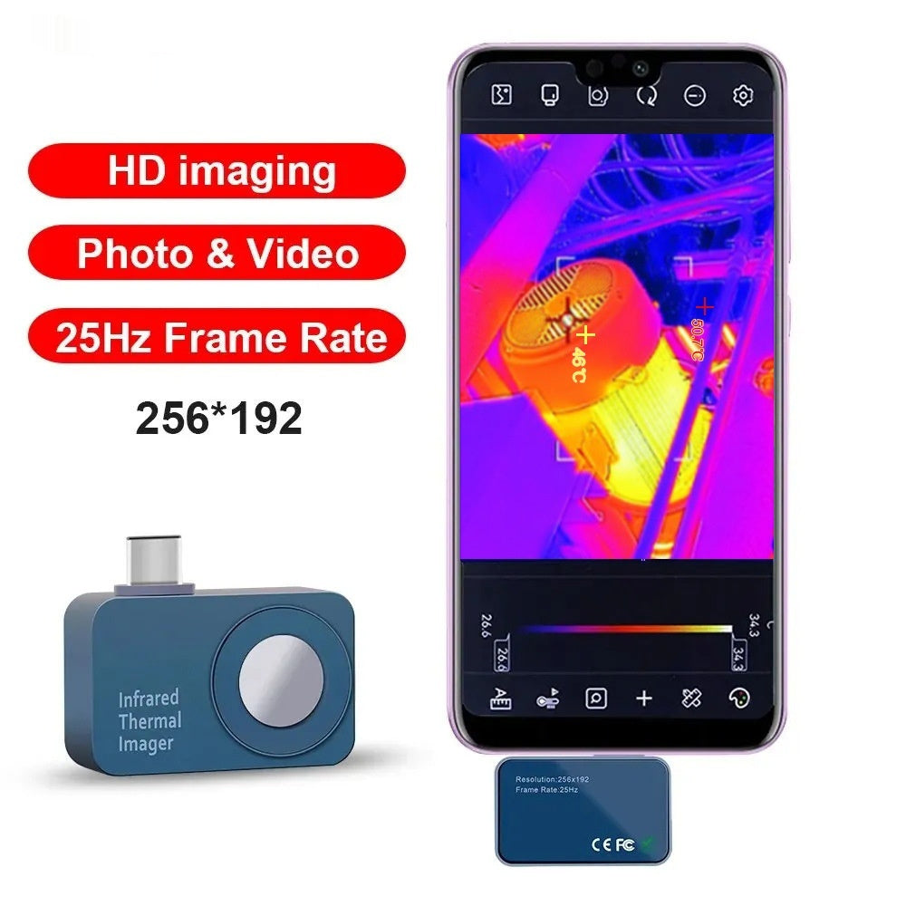 Android Plug-in Thermal Imaging Camera 0 - Tophatter Daily Deals