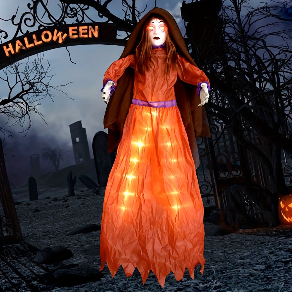 Halloween Female Ghost Screaming Door Hanger Halloween - Tophatter Daily Deals