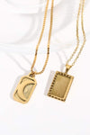 Stainless Steel 18K Gold-Plated Necklace Necklaces - Tophatter Daily Deals