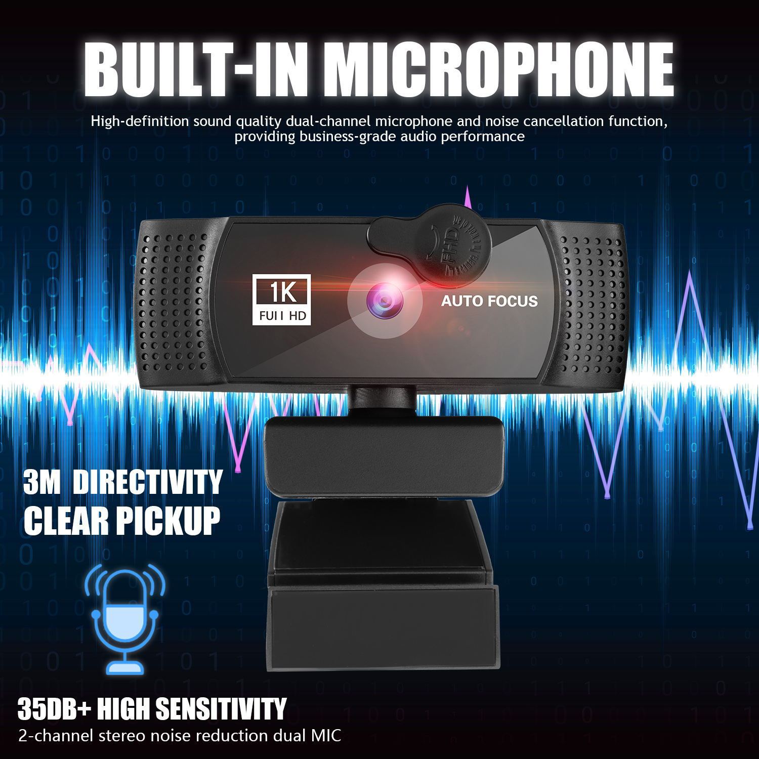4k Private Model Beauty Auto Focus 1080p Computer Camera 0 - Tophatter Daily Deals