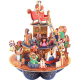 3D Elf Workshop Christmas Advent Calendar | Pop-Up Pirouette Countdown Calendar Advent Calendar - Tophatter Daily Deals