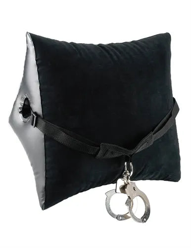 Fetish Fantasy Series Deluxe Position Master – Inflatable Position Pillow with Cuffs > Sex Toys > Sex Positioners - Tophatter Daily Deals