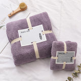 Absorbent Bath Towel For Mother And Child 15 Style 70x140 plus 34x74 0 - Tophatter Daily Deals