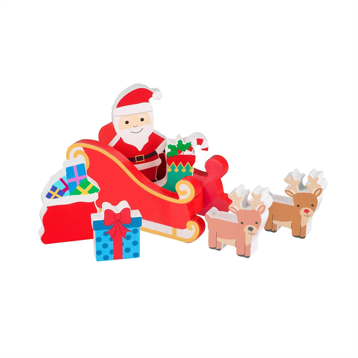 Children's Wooden Winter Wonderland Christmas Advent Calendar | Wood Advent Calendar Advent Calendar For Kids | Santa Claus Playset Advent Calendar Advent Calendar - Tophatter Daily Deals