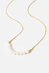 18K Gold-Plated Freshwater Pearl Necklace Necklaces - Tophatter Daily Deals