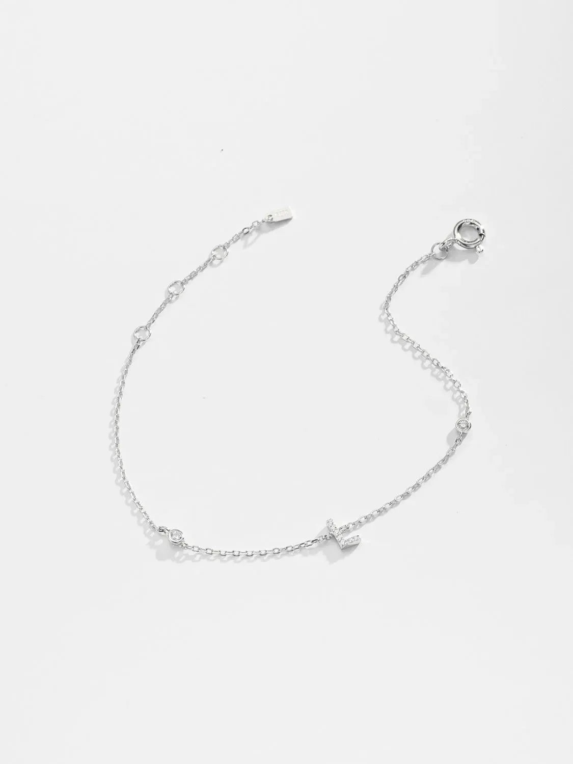 L To P Zircon 925 Sterling Silver Bracelet Bracelets - Tophatter Daily Deals